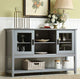 55" Modern and Contemporary Sideboard Buffet Cabinet
