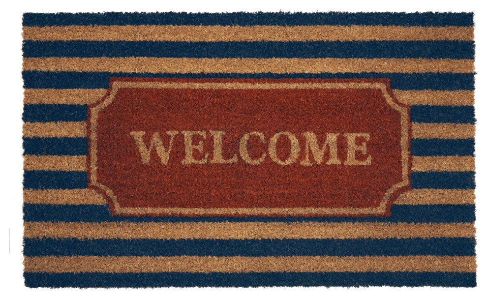Printed Coir Door Mat 18x30, Welcome Aboard