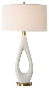 Uttermost Promenade White Table Lamp