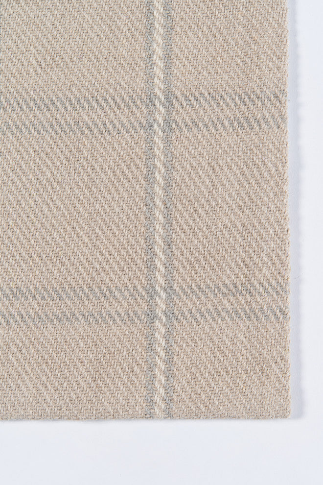 Erin Gates by Momeni Marlborough Dover Hand Woven Wool Area Rug, Beige, 8'x10'