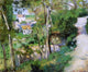 Camille Pissarro The Rising Path Pontoise, 20"x25" Wall Decal