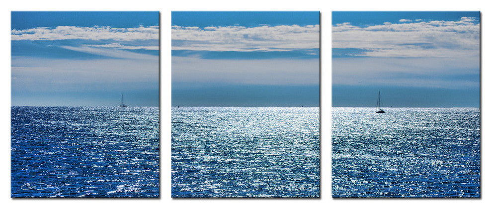 Ready2hangart Chris Doherty 'Oceans' 3-piece Canvas Wall Art