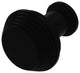Designer Cabinet Knob, Matte Black