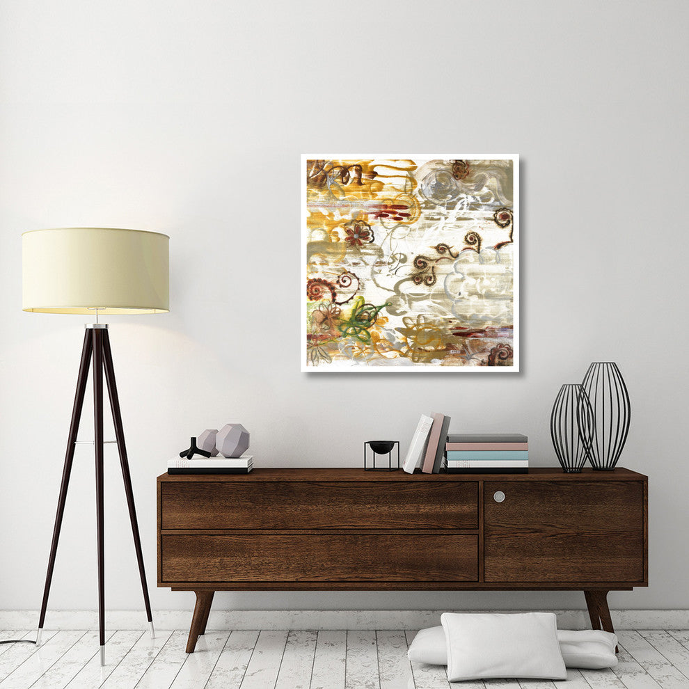 "Nature's Dance" Digital Paper Print by Joan Elan Davis, 38"x38"