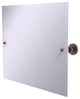 Frameless Landscape Tilt Mirror with Beveled Edge, Antique Copper