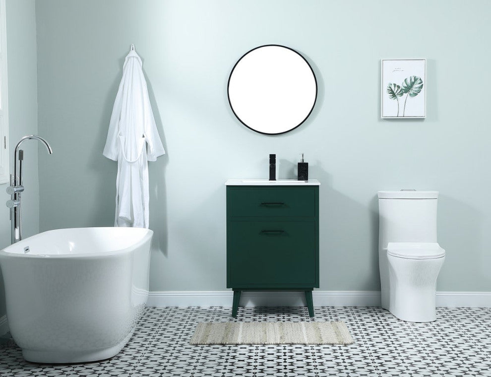Beatrice 24" Bathroom Vanity, Green