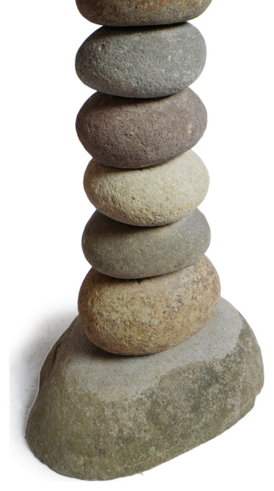 River Rock Stacked Bistro Table