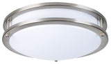 LED Double Ring Ceiling Flush, 5000K, CRI80, UL, 20W, LM14000