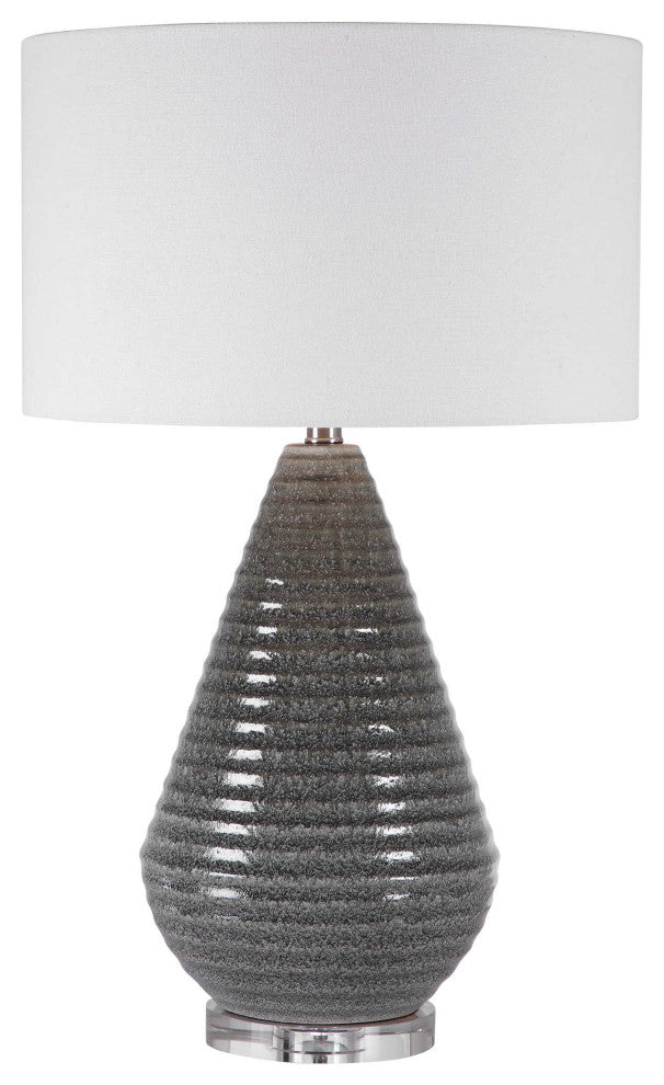 Uttermost Carden Smoke Gray Table Lamp