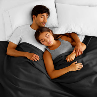 Bare Home Polar Fleece Lightweight Blanket, Black, Full / Queen