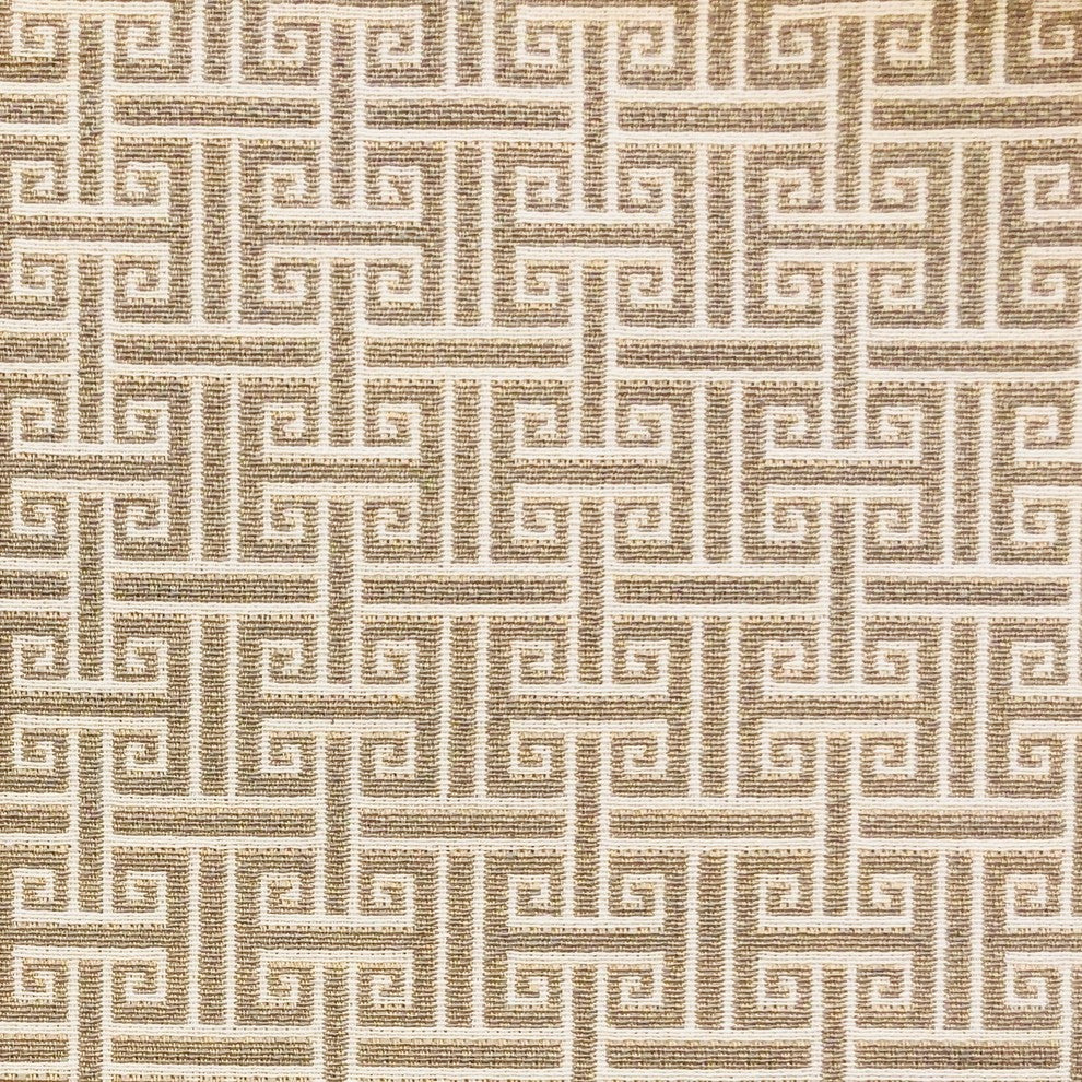 Emperor Gray and Beige Luxury Throw Pillow, 26"x26"