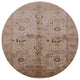 Ahgly Company Indoor Round Mid-Century Modern Area Rugs, 6' Round