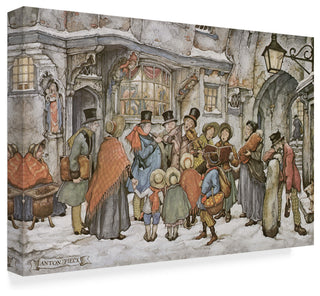 Anton Pieck 'The Busy Town' Canvas Art
