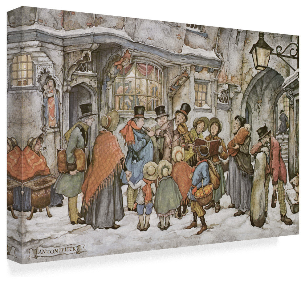 Anton Pieck 'The Busy Town' Canvas Art