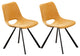 Home Beyond Synthetic Leather Dining Chairs, Set of 2, Tan