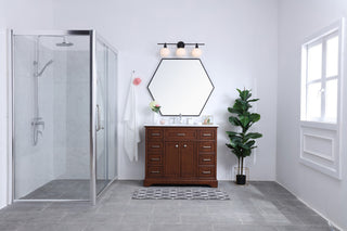 Elegant Lighting LD2319 Collier 3 Light 28"W Vanity Light - Brass