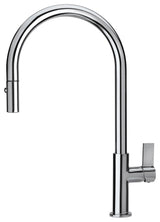 LaToscana Elba Single Handle Pull Down Spray Kitchen Faucet, Chrome