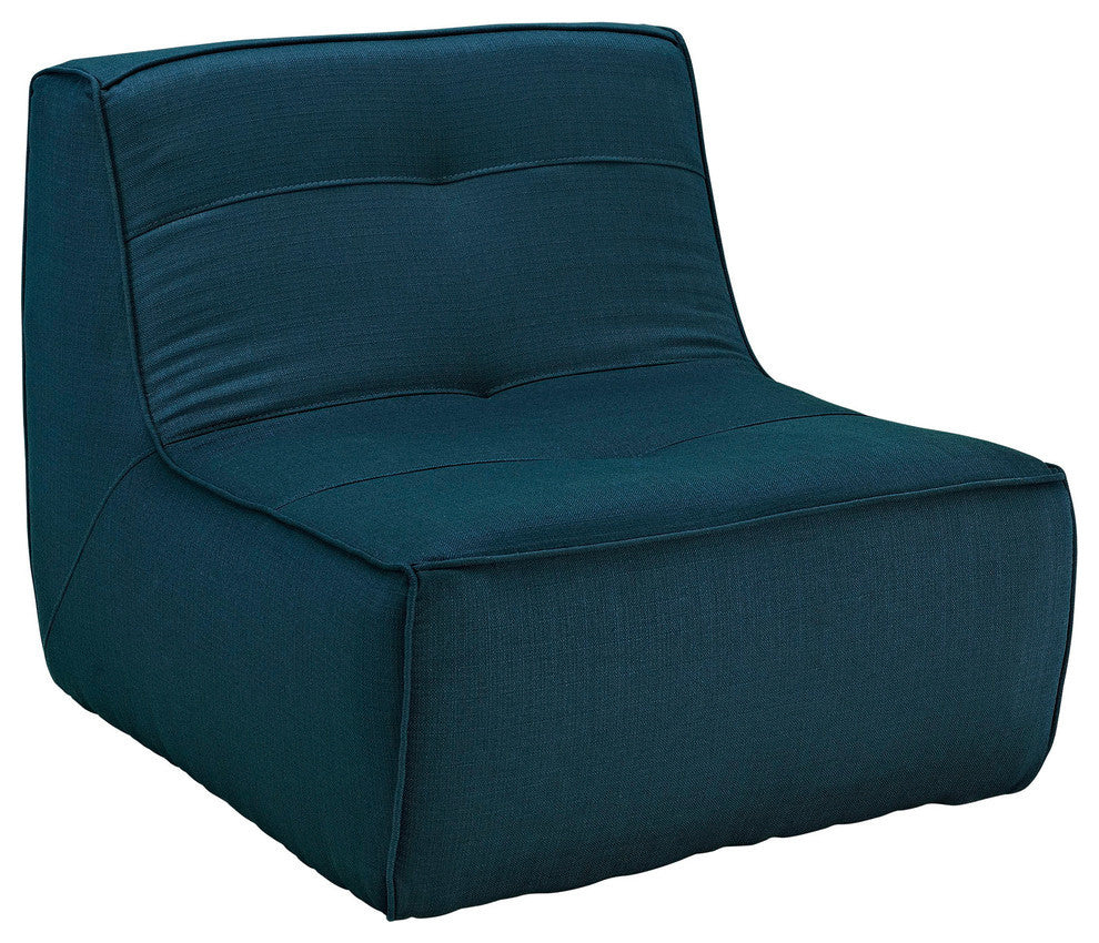 Modway Align Upholstered Armchair, Azure