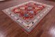 8' 1" X 10' 1" Handmade Super Kazak Wool Rug Q9506