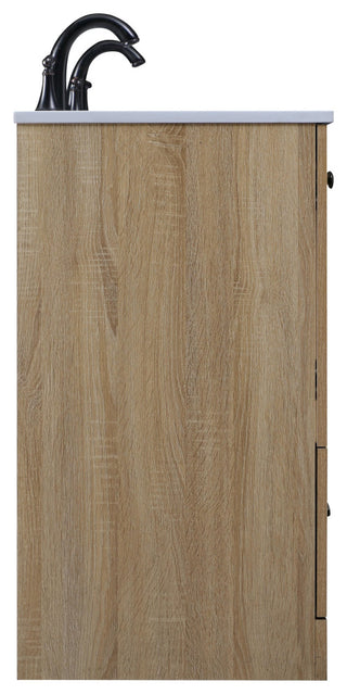 Home Living 60" Double Bathroom Vanity, Mango Wood