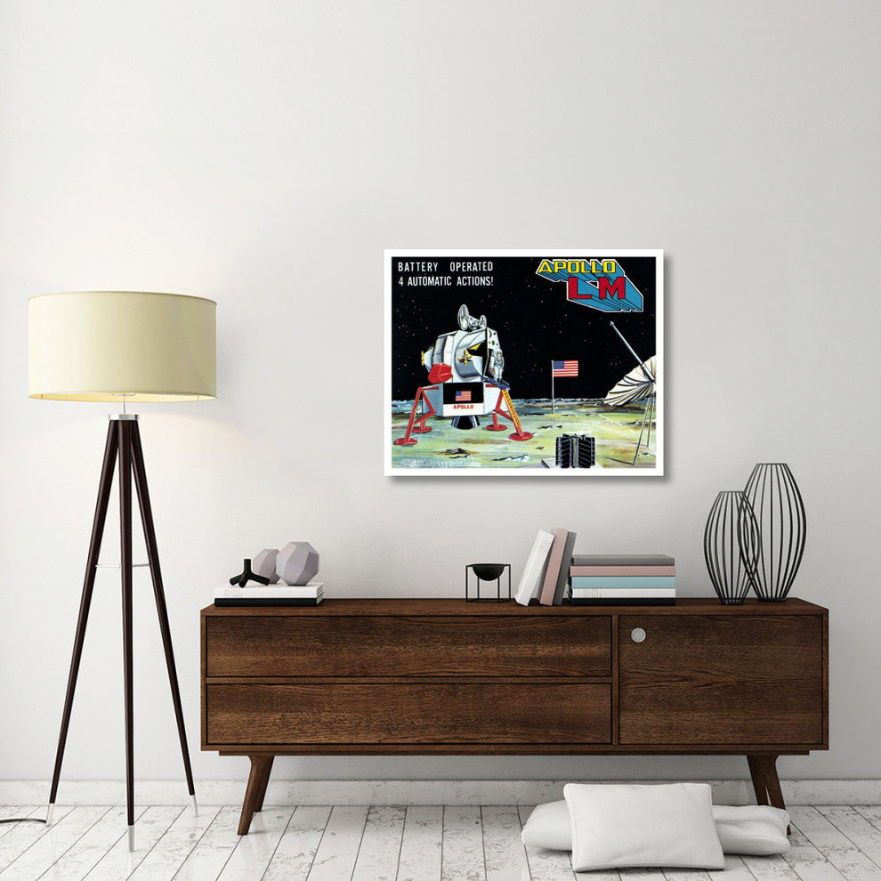 "Apollo L-M" Digital Paper Print by Retrorocket, 38"x31"