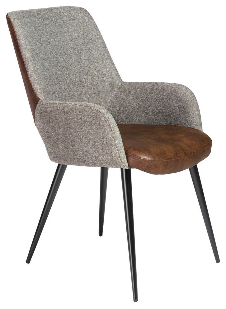 Desi Arm Chair, Dark Brown