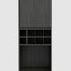 Talmage High Bar Cabinet, Smokey Oak