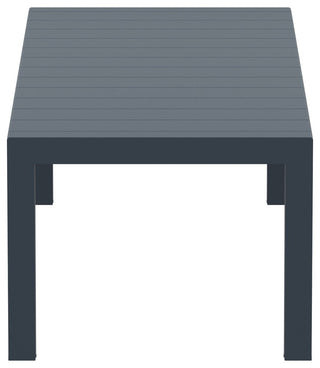 Compamia Vegas XL 102"-118" Extendable Dining Table, Wicker Dark Gray