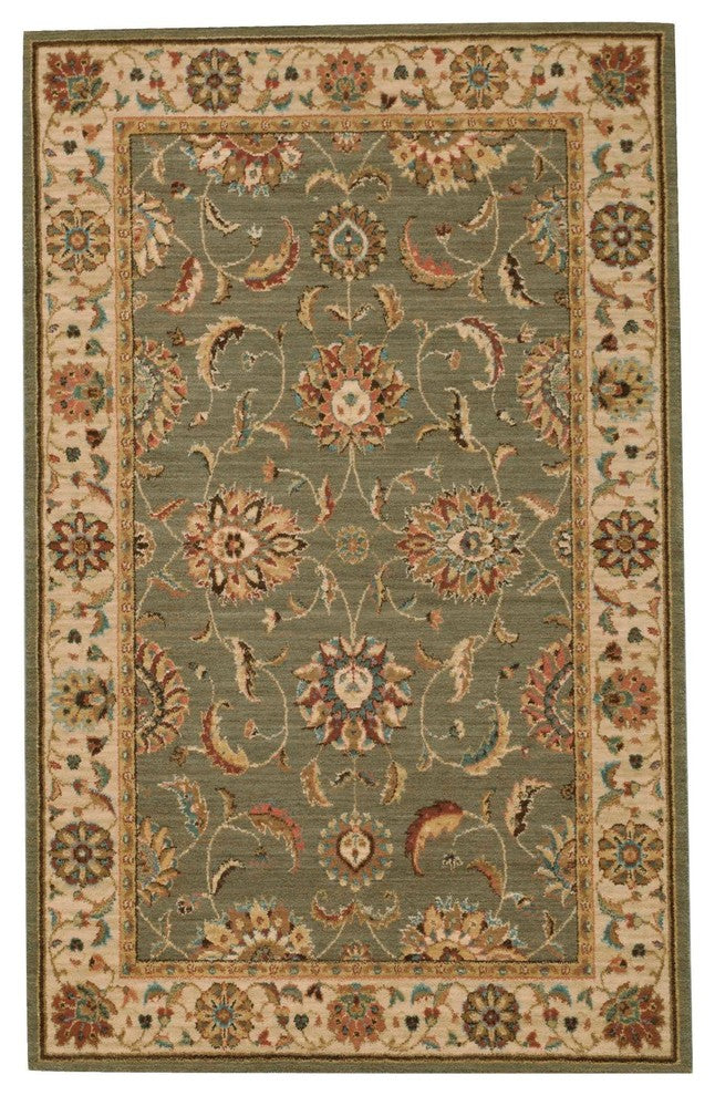 NOURISON LIVING TREASURES GREEN AREA RUG