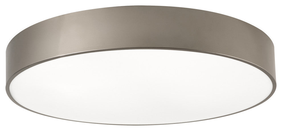 Bailey 30" Flush Mount, Satin Nickel