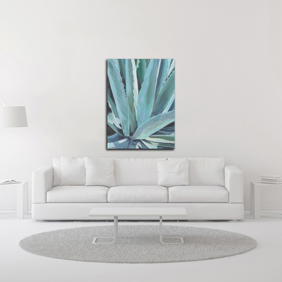 Blue Agave by Alana Clumeck, Print on Canvas, 24"x32"