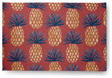 Pineapple Stripes Chenille Rug