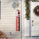 42"H Wood "Santa Stops Here" Porch Decor