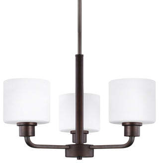 Generation Lighting 3128803 Canfield 3 Light 20"W Outdoor - Brushed Nickel