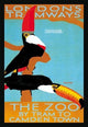 The London Zoo: South American Toucans - Framed Paper Poster 20" x 30"