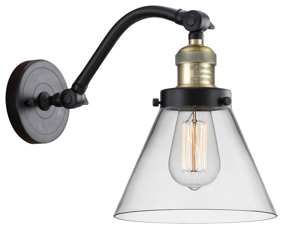 INNOVATIONS LIGHTING 515-1W-BAB-G42-LED Large Cone 1 Light Sconce