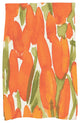Sunset Tulip Floral Hand Towel, Orange, 18"x30"