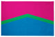 Polysexual Chevron Chenille Rug, Polysexual Chevron, 4'x6'