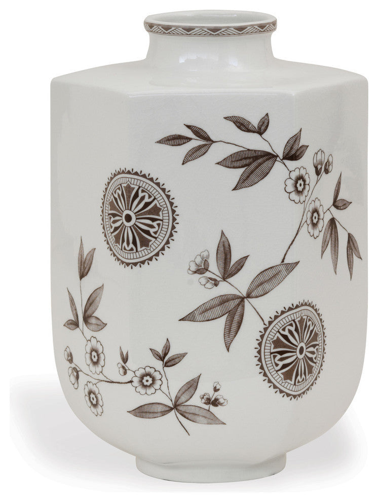 Temba Medium Brown Vase, 13"