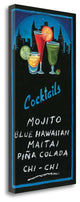 "Cocktails" By Will Rafuse, Giclee Print on Gallery Wrap Canvas, Ready to Hang