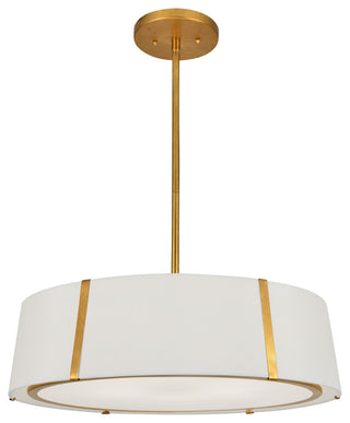 Fulton 6-Light Chandelier, Antique Gold