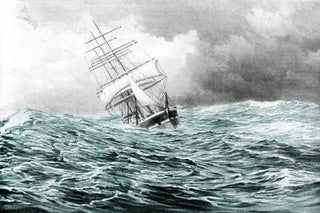 "Rough Waters" Painting Print on Wrapped Canvas