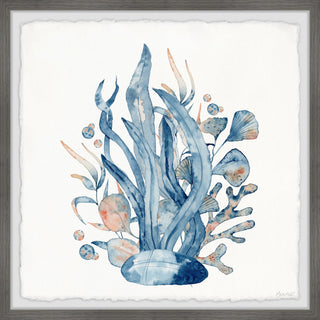 "Coral Garden" Framed Painting Print, 32x32