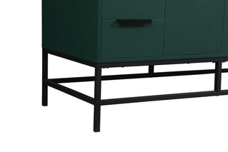Home Living 22" Modern Green-Light Bathroom Vanity