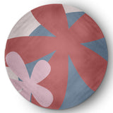 Bold Flowers Modern & Contemporary Chenille Area Rug