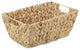 Braided Water Hyacinth Storage Basket