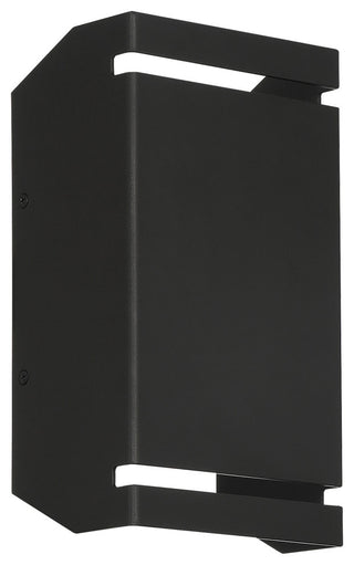 La Vida Bi-Directional Tall Outdoor LED Wall Mount, Black