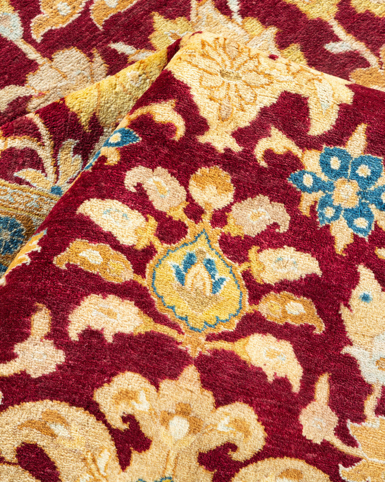 Mogul, One-of-a-Kind Hand-Knotted Area Rug Red, 6'2"x9'2"