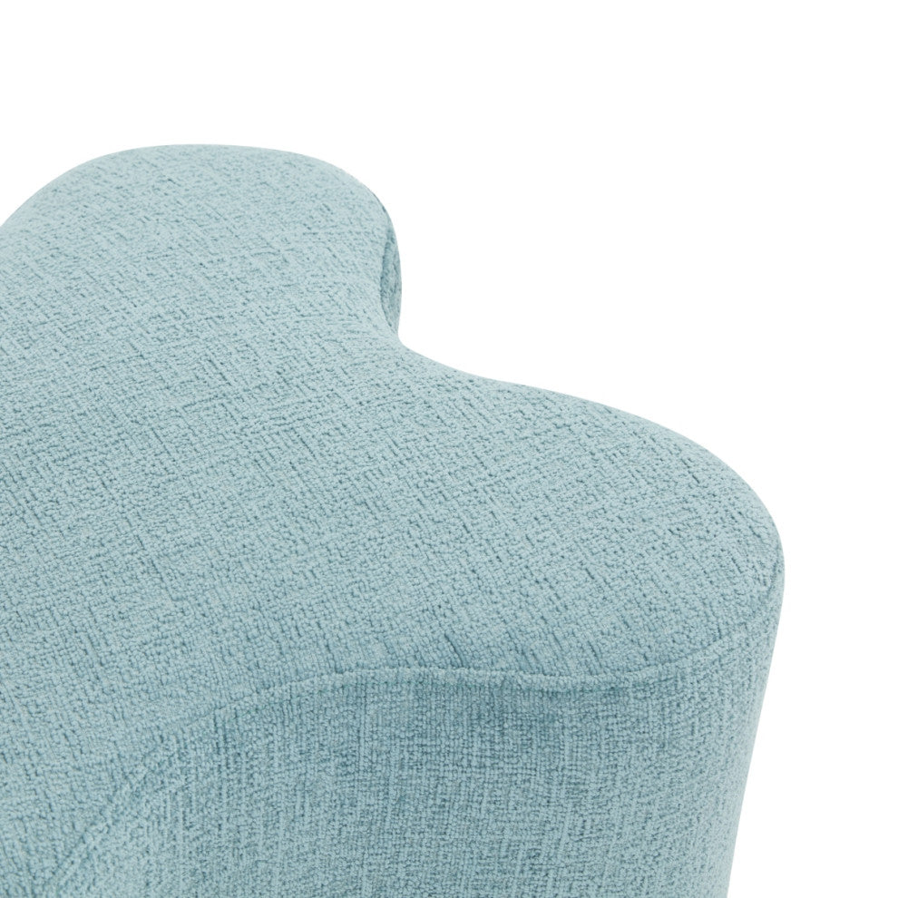 Safavieh Couture Jacqualessa Chenille Bench, Blue