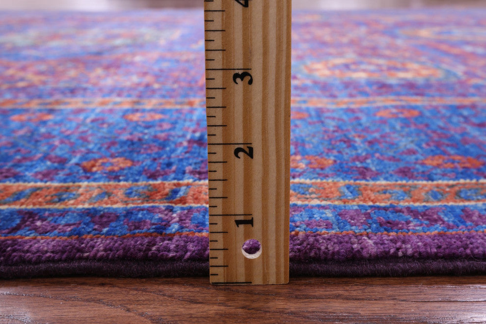 Mamluk Geometric Hand Knotted Wool Rug 5' 9" X 7' 11" - Q12268